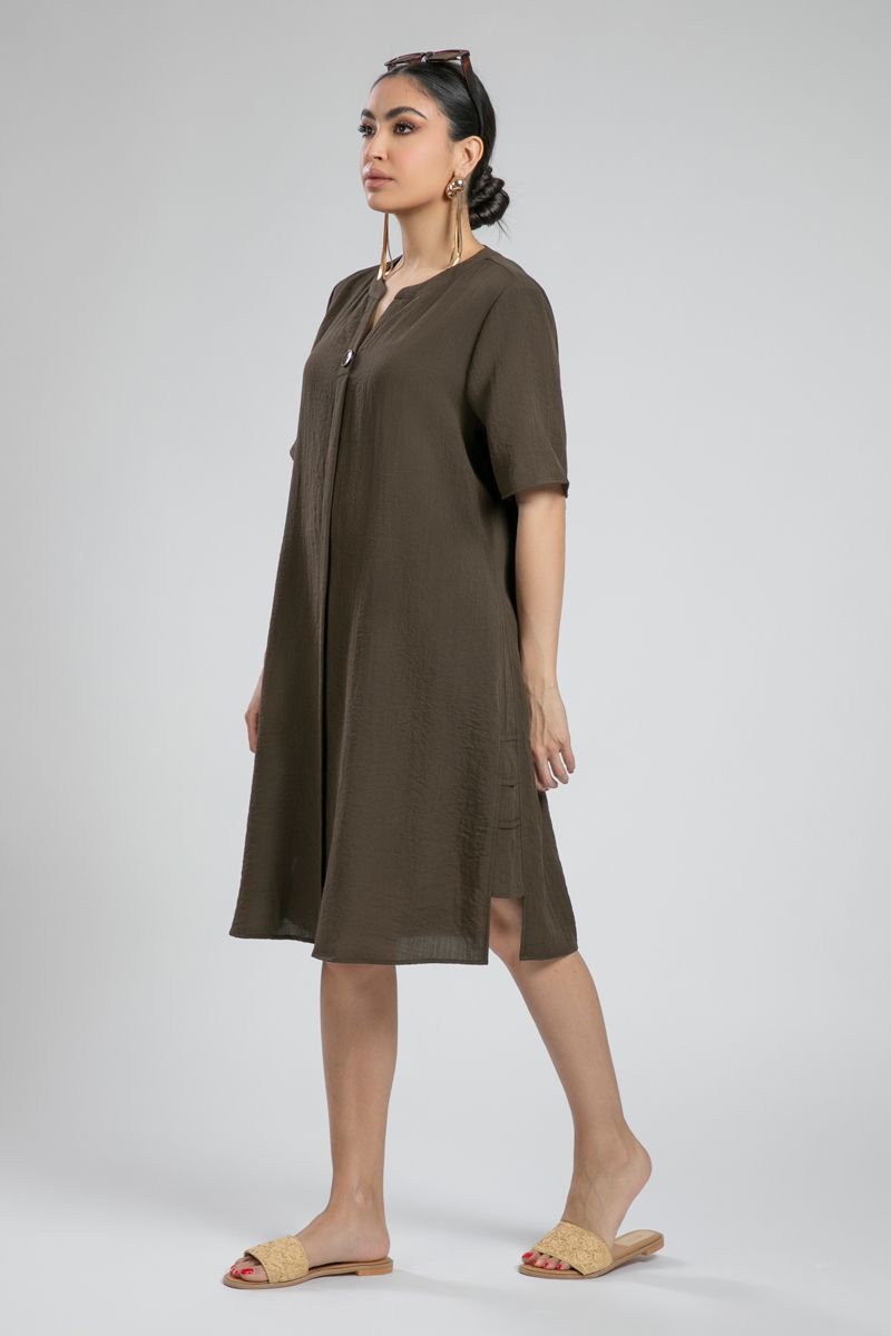 Knee Length Relaxed Fit Dress