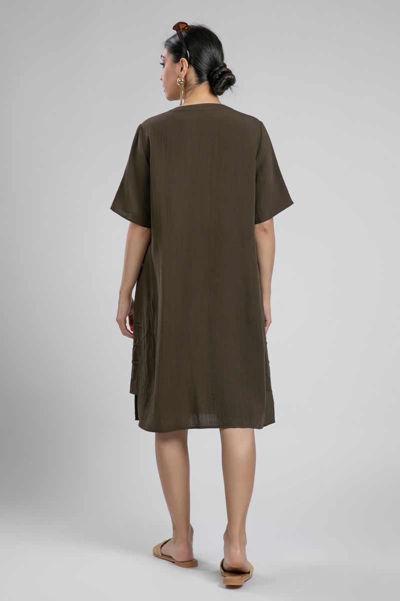Knee Length Relaxed Fit Dress