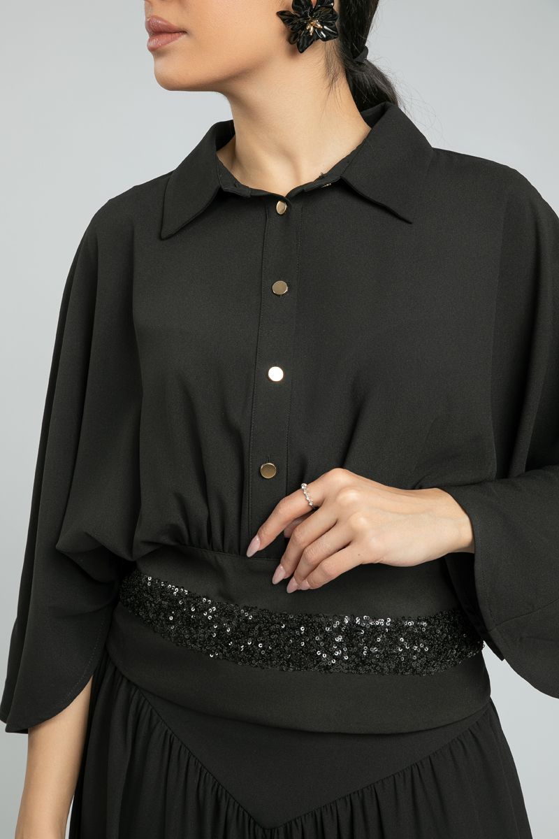 Women's Elegant Cape Sleeve Shirt top