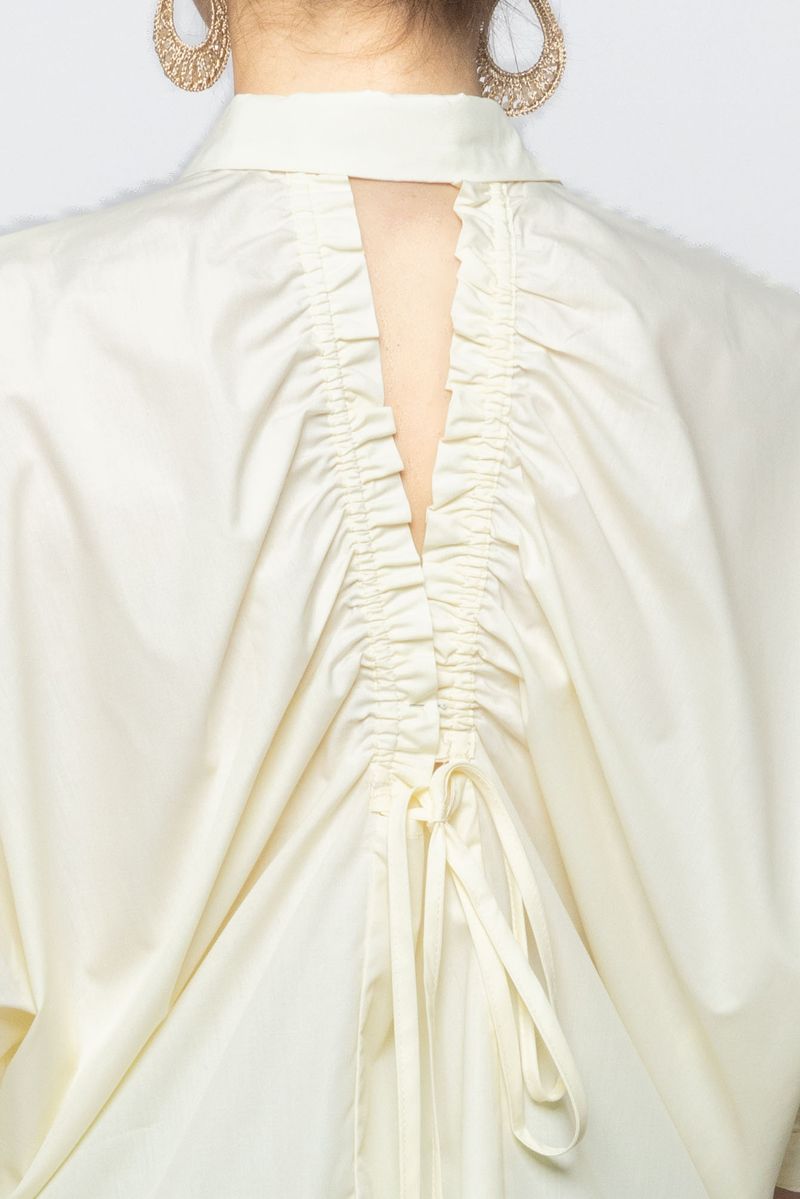 Women Three-Quarter Sleeves Unique Design Shirt Top