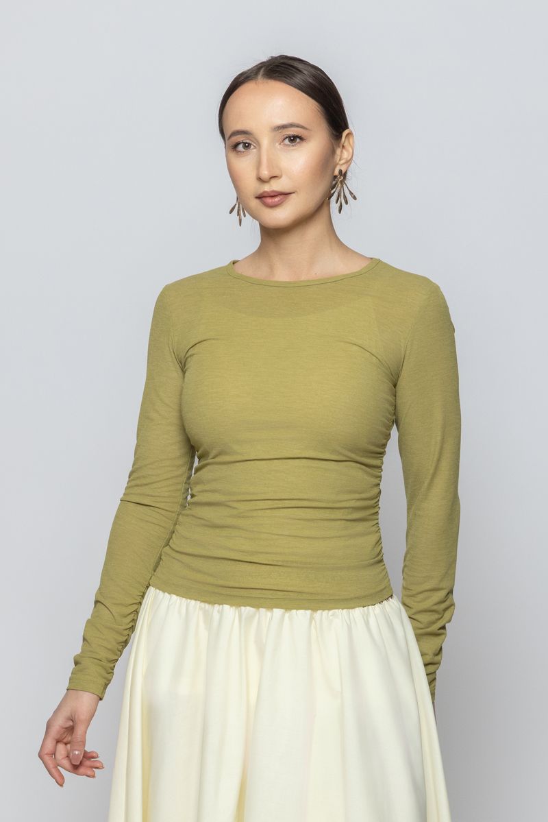 Women Long Sleeve Body Fit Top