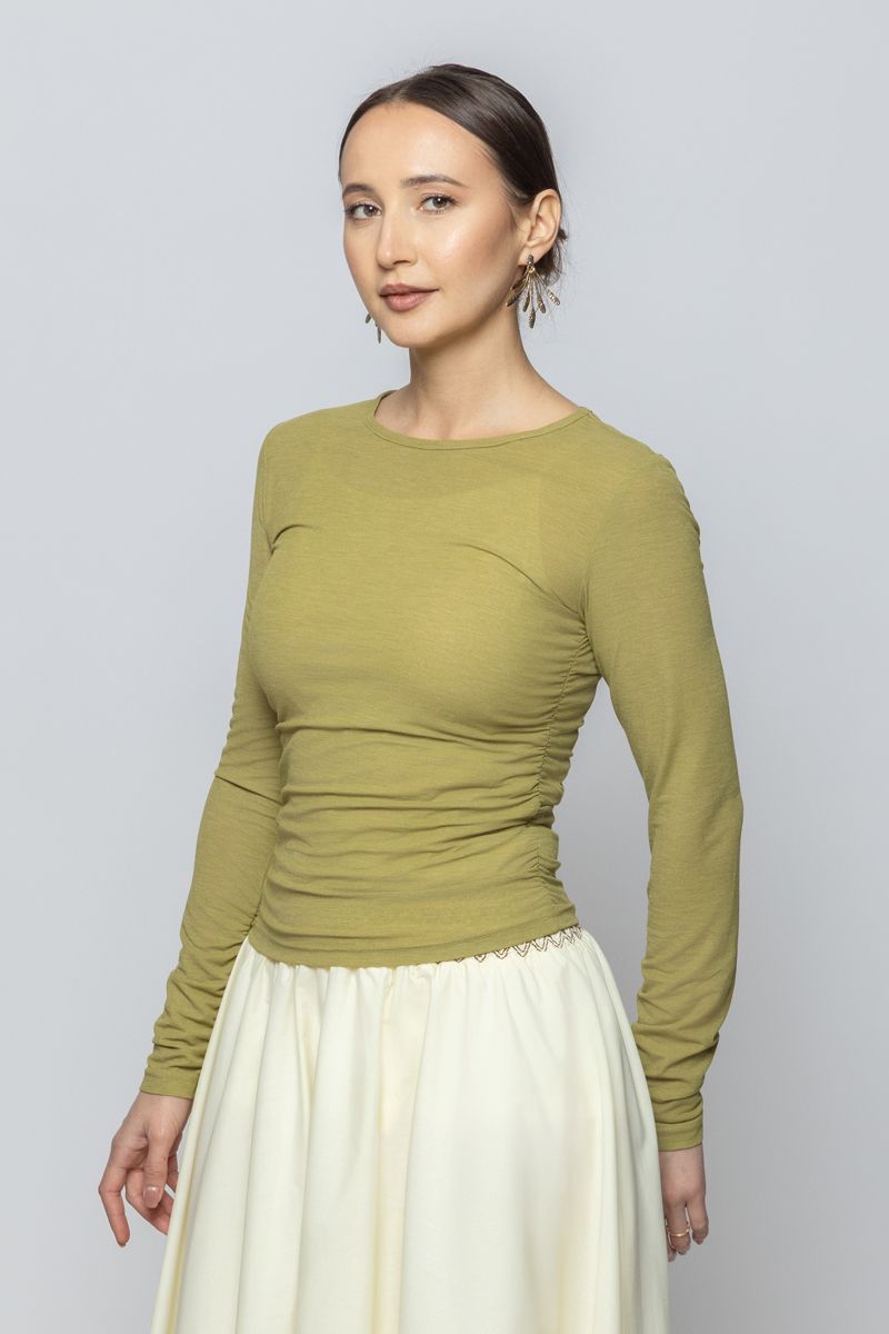 Women Long Sleeve Body Fit Top