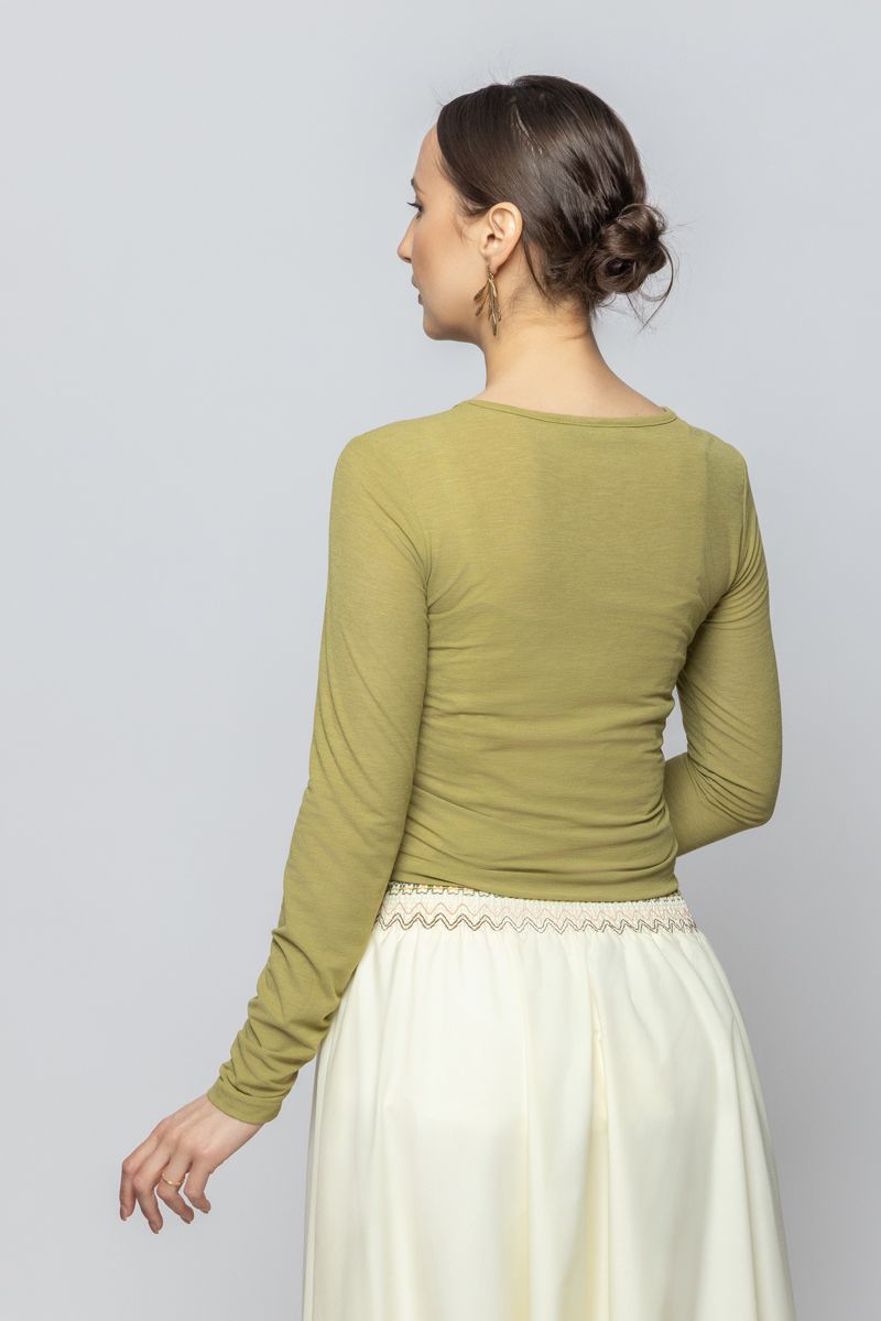 Women Long Sleeve Body Fit Top