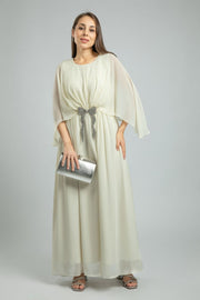 Maxi Womens Dress for Special Occasions with studded Bow