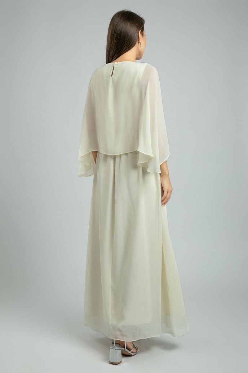 Maxi Womens Dress for Special Occasions with studded Bow