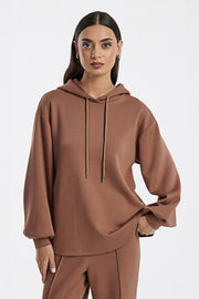 هودي نسائي واسع برباط