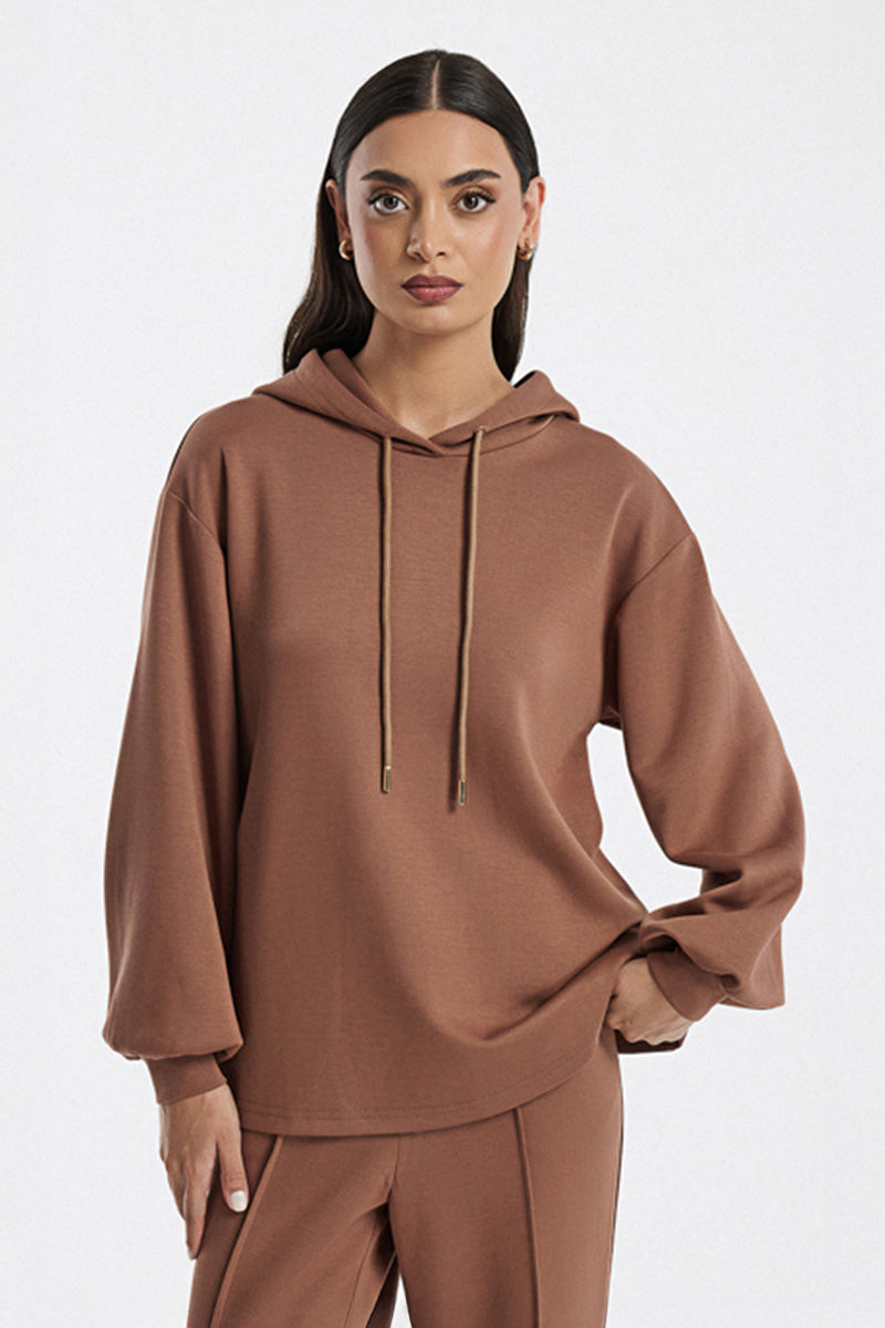 هودي نسائي واسع برباط