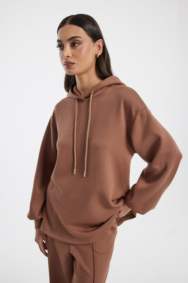 Relaxed Fit Hoodie with Drawstring