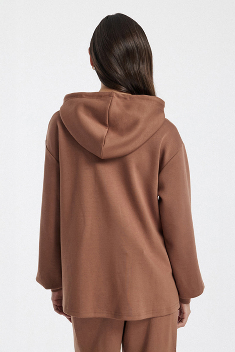Relaxed Fit Hoodie with Drawstring