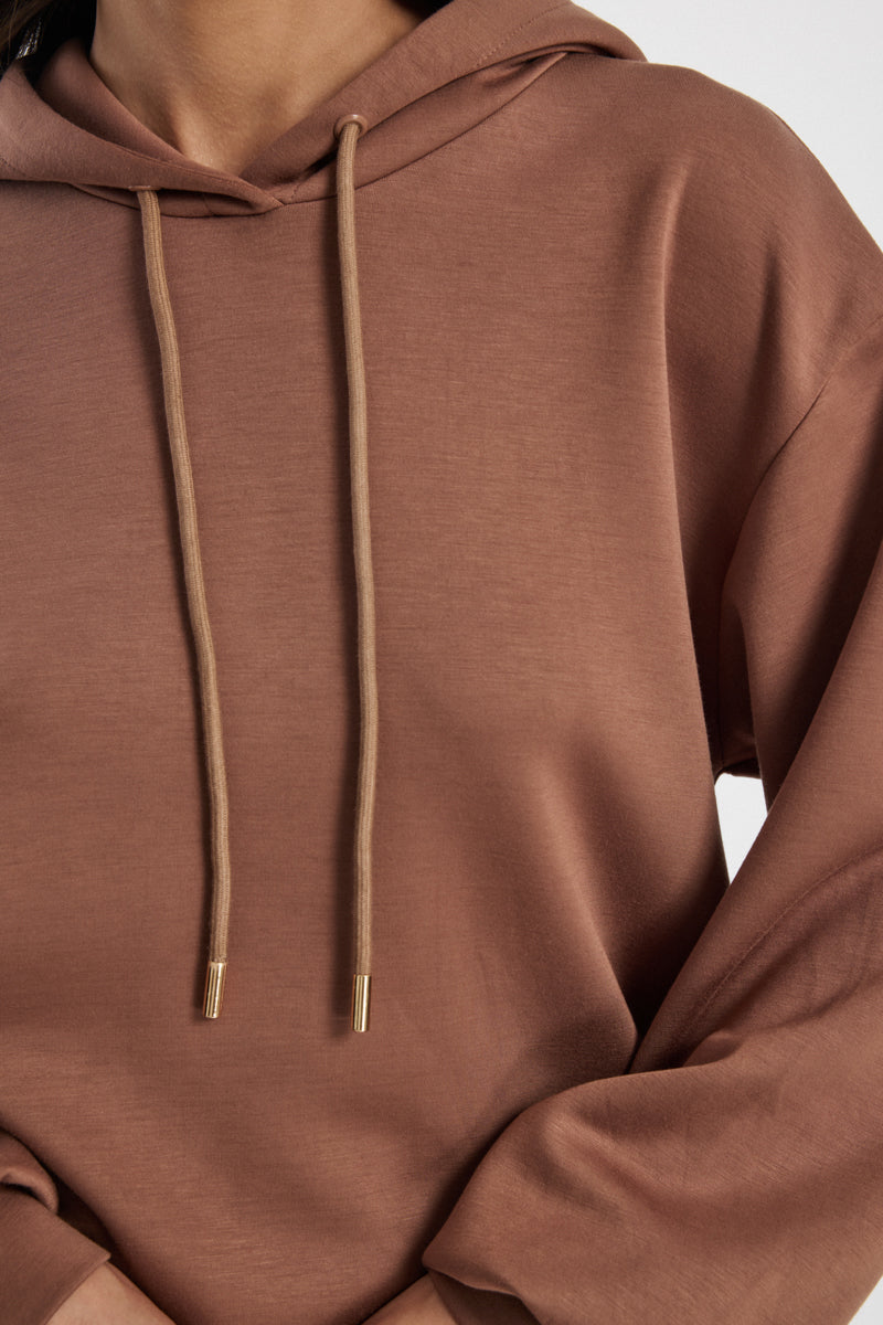 Relaxed Fit Hoodie with Drawstring