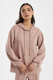 Relaxed Fit Hoodie with Drawstring