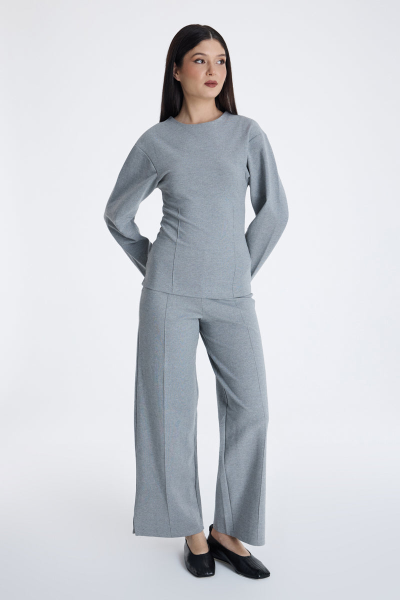 Fitted Long Sleeve Blouse