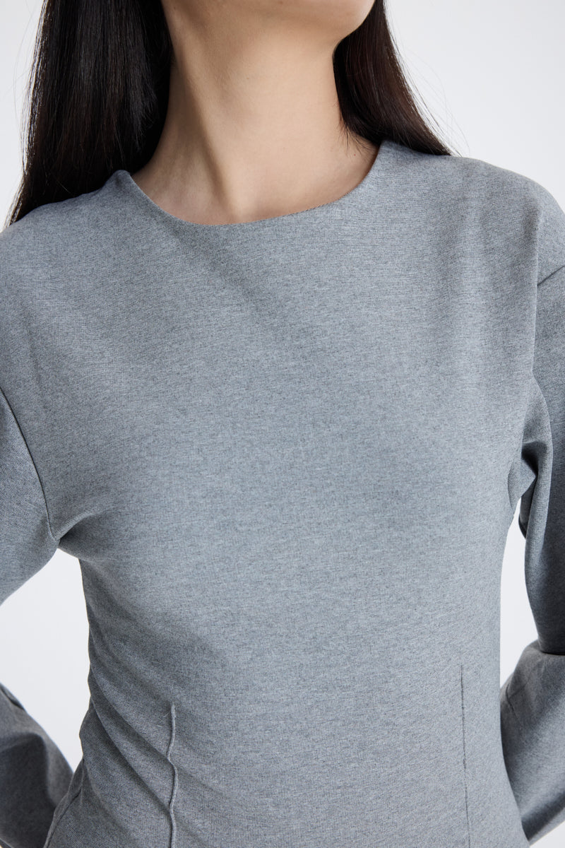 Fitted Long Sleeve Blouse