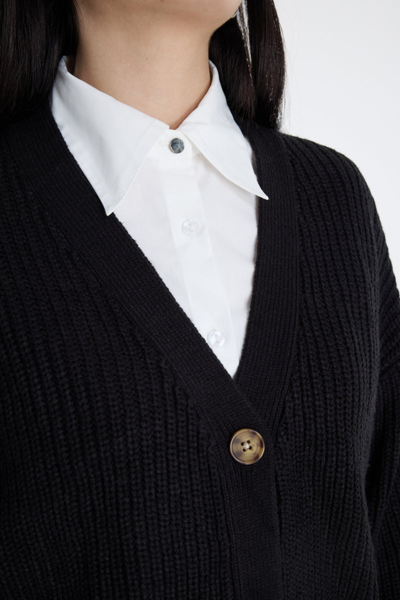Knitted Button Down Cardigan
