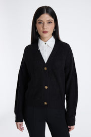 Knitted Button Down Cardigan
