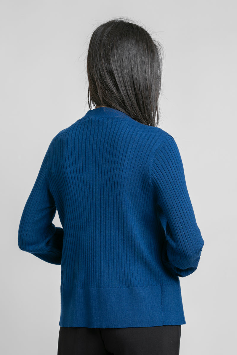 Knitted Open Front Cardigan