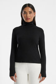 Long Sleeve Turtleneck Knitwear