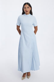 Maxi Dress with Side Button Details