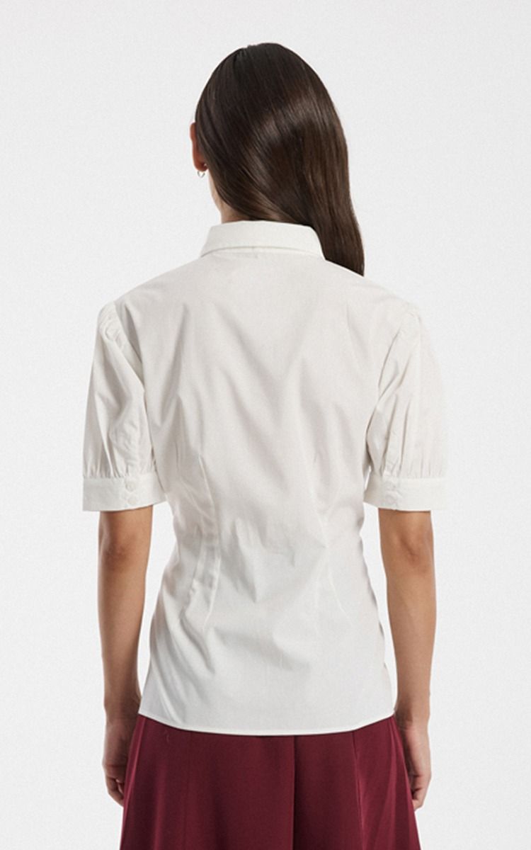 Short Sleeve Shirt with Button Front
