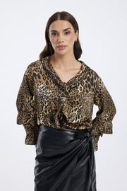 Blouse with Ruffle Detail