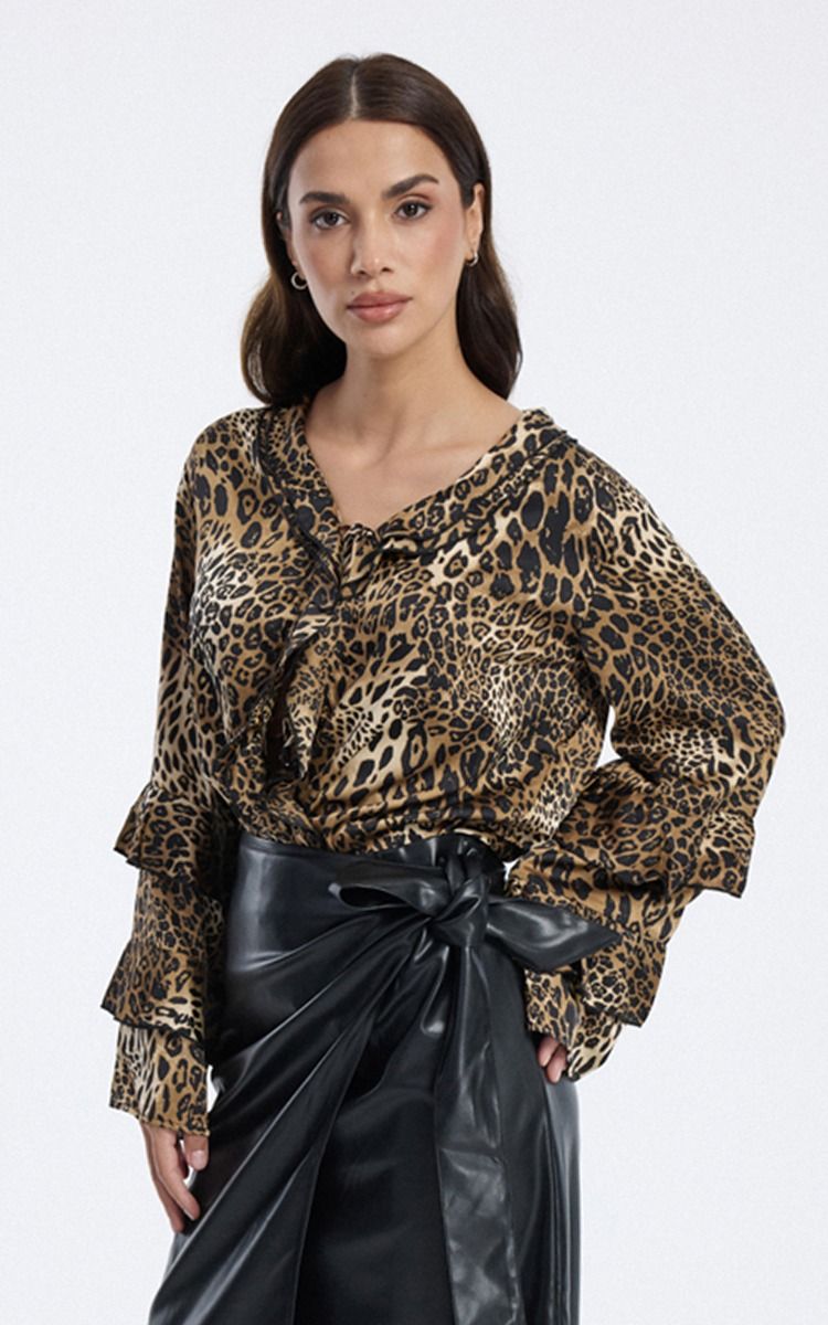 Blouse with Ruffle Detail