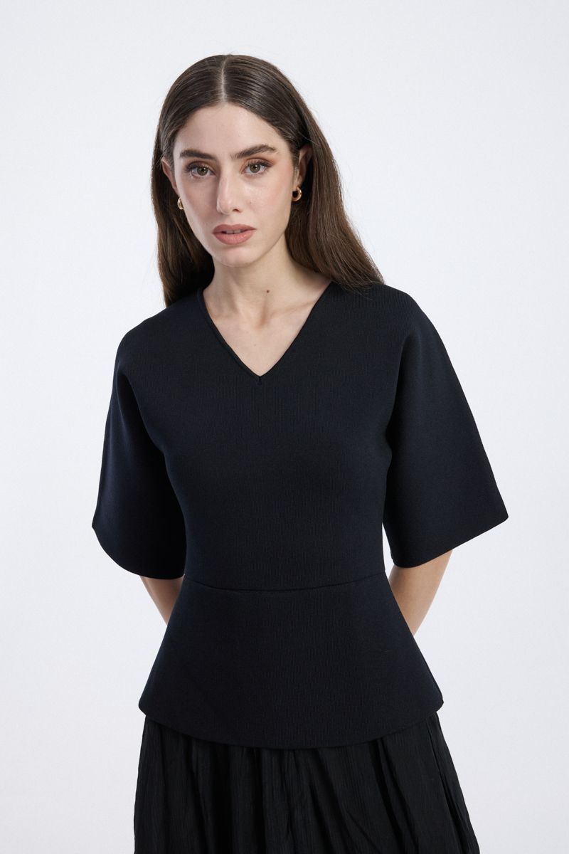 Maxi Dress with Peplum Top