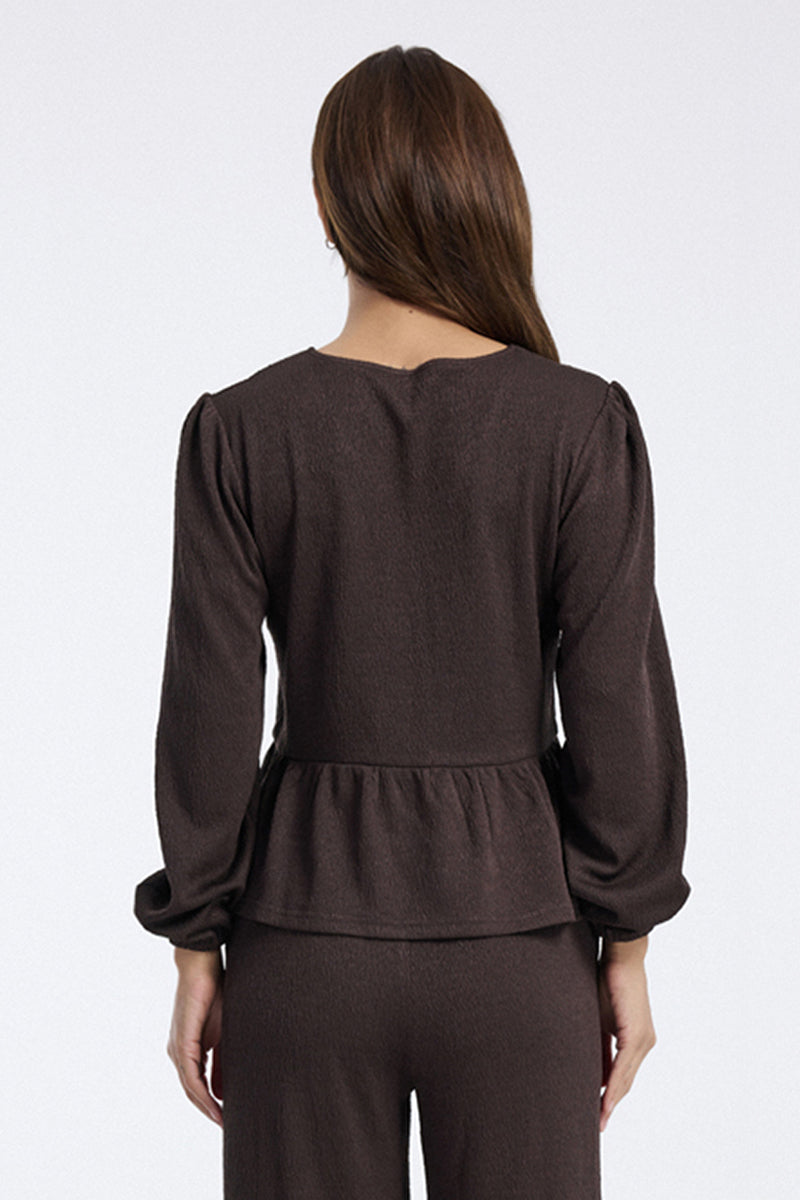 Blouse with Front Tie Details