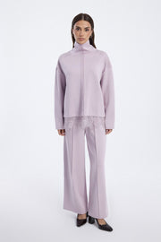 Women Wide Leg Elastic Waist Pants