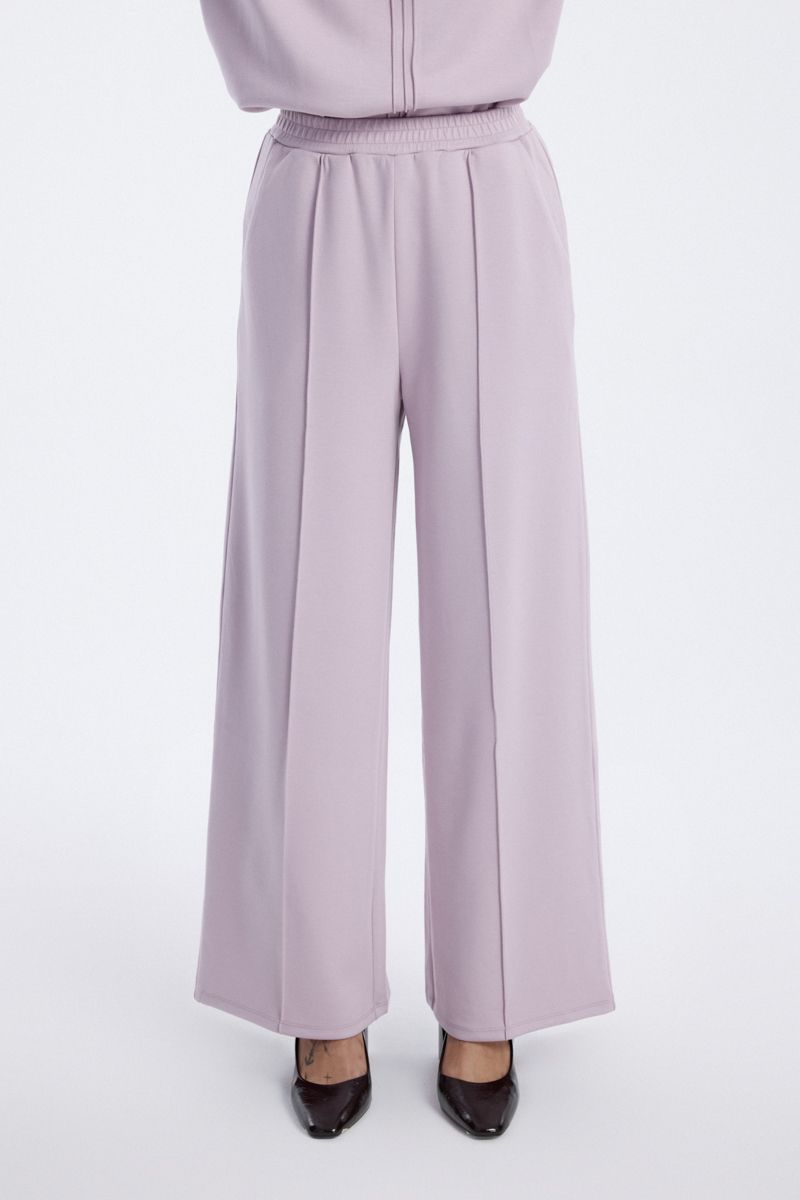 بنطلون نسائي واسع بخصر مطاطي