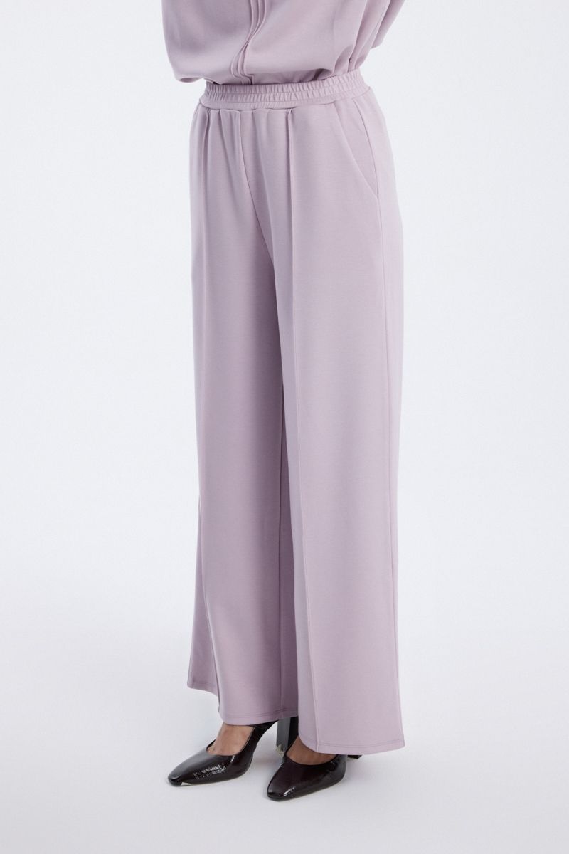 Women Wide Leg Elastic Waist Pants