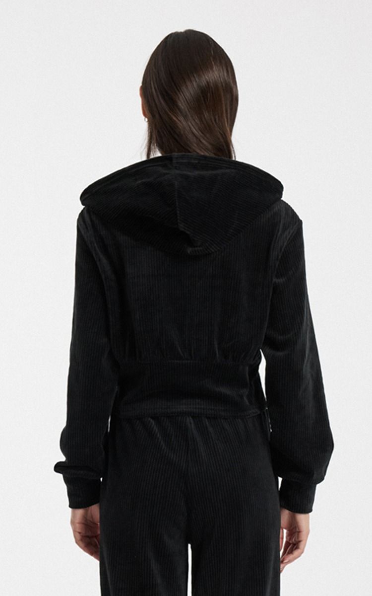 Corduroy Zip Up Hoodie