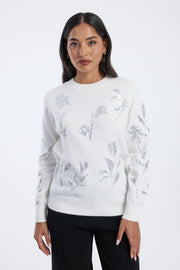 knitted sweater with sequin