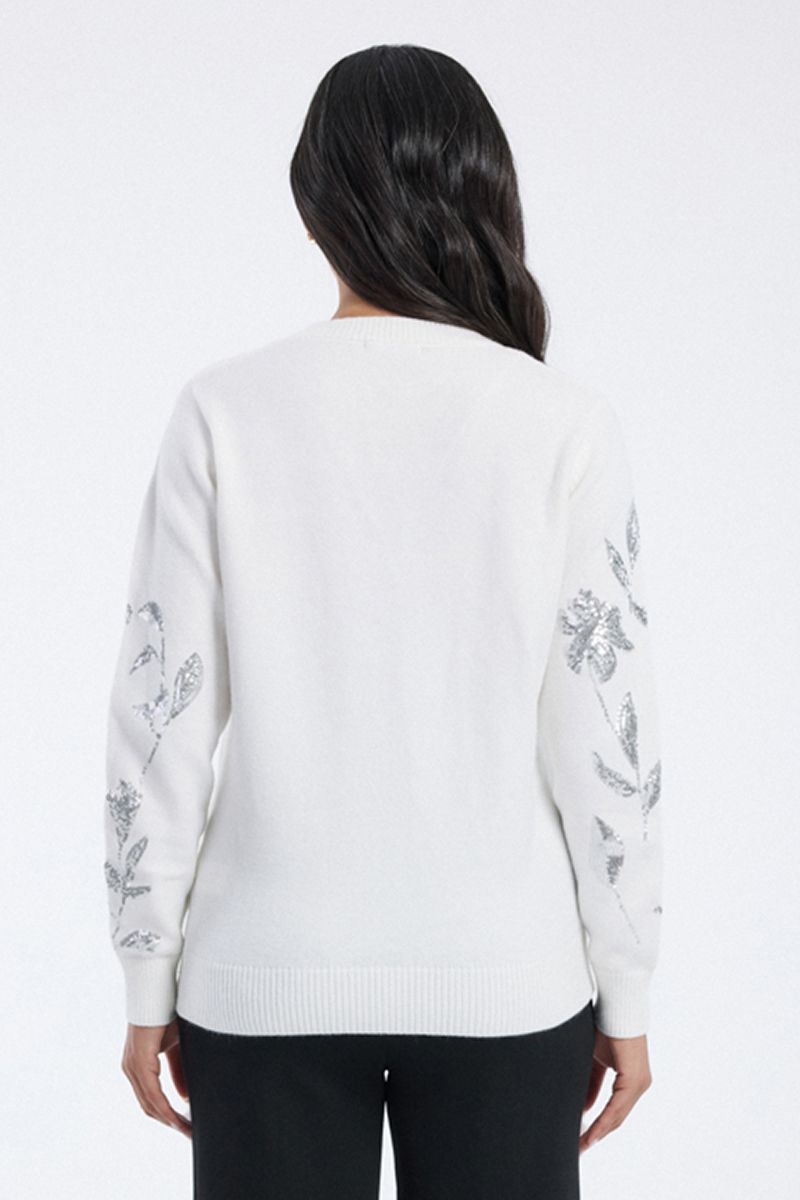 knitted sweater with sequin