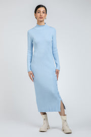 Longline Ribbed Knit Dress