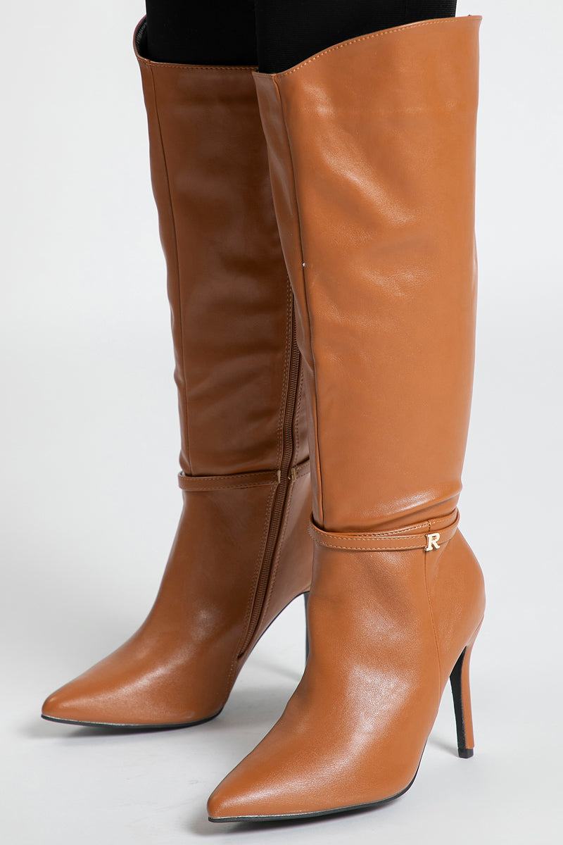 Leather & Lace-1  Boots