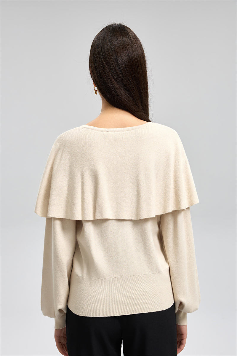 كارديغان بتفصيل طبقة كاب