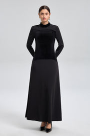 فستان ماكسي بصدريّة كورسيه