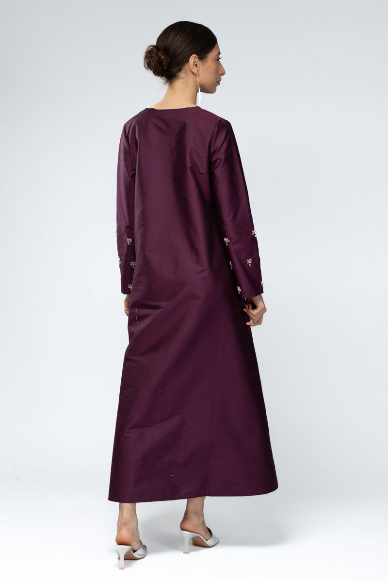Maxi Dress with Crystal Details