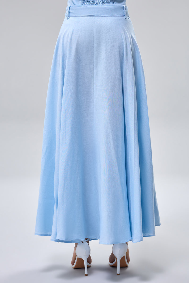 تنورة ماكسي بحزام