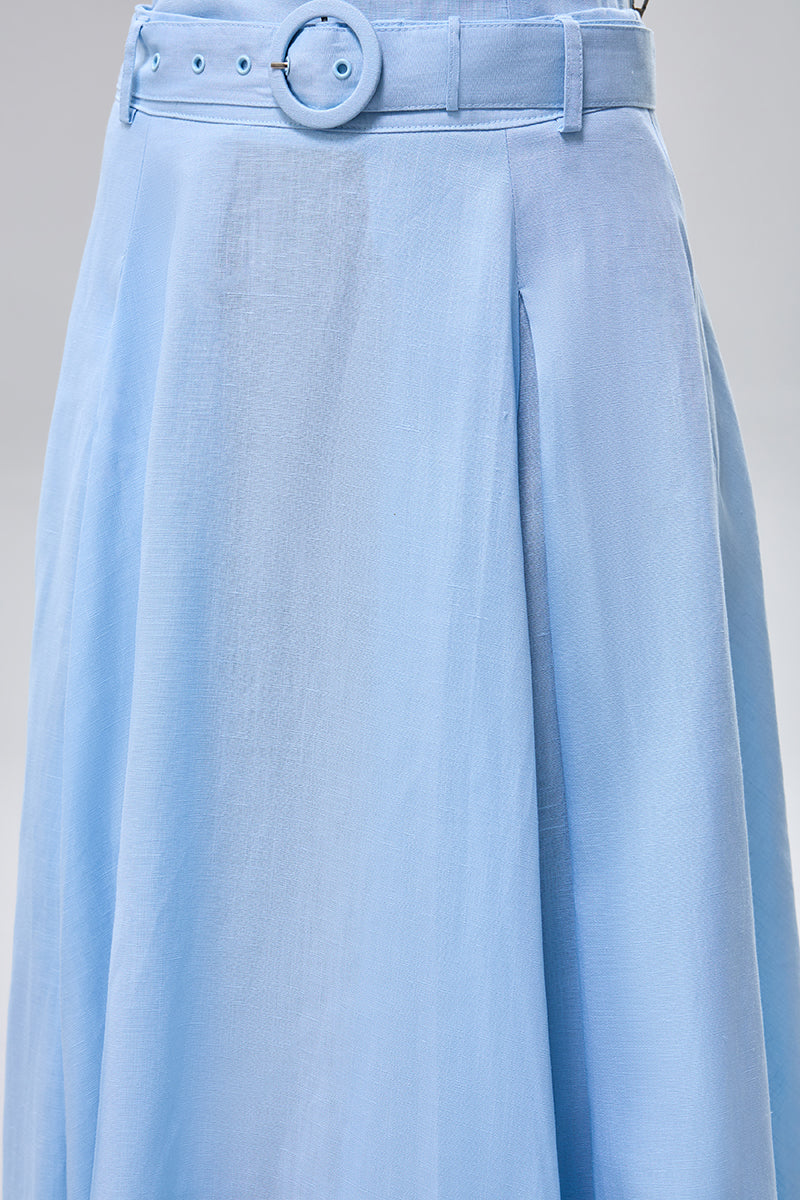 تنورة ماكسي بحزام