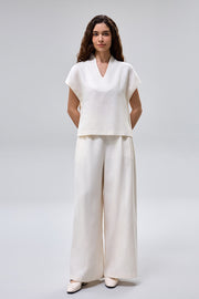 Wide Leg Tailored Pants