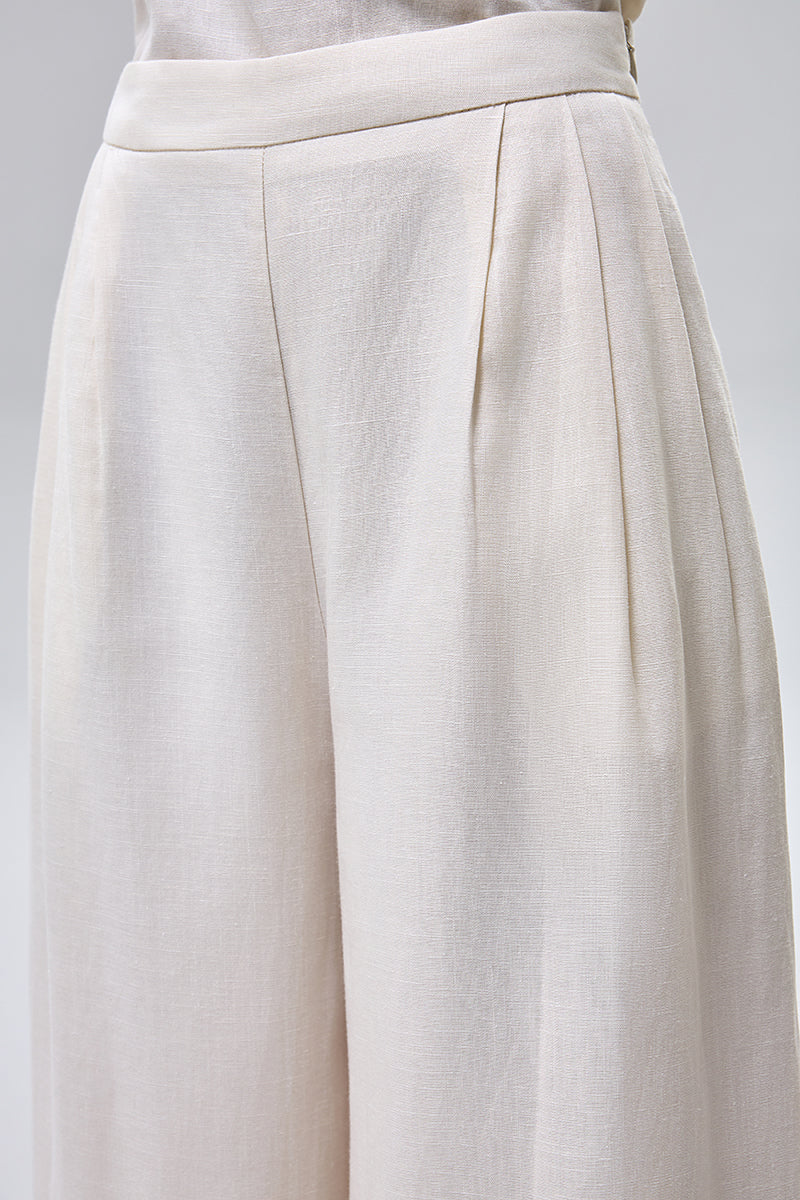 Wide Leg Tailored Pants