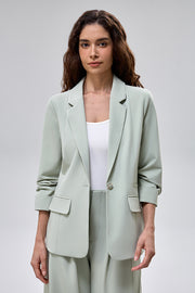 Blazer with Classic Structured Fit