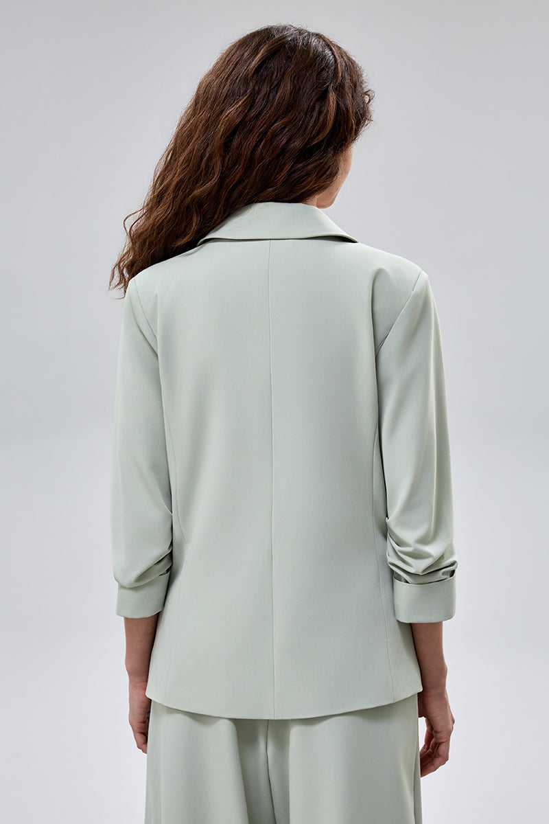 Blazer with Classic Structured Fit