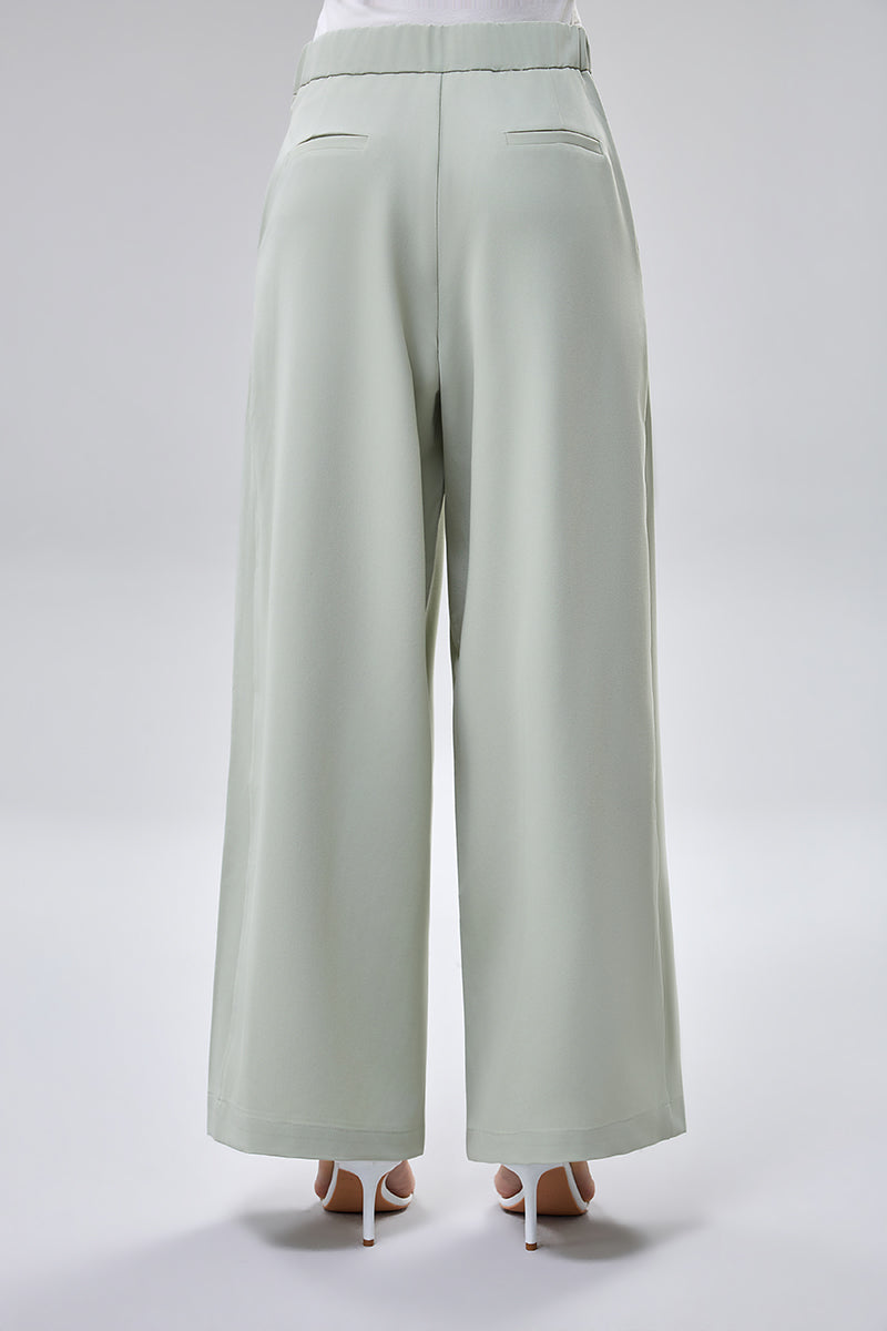 High Waist Wide Leg Trousers