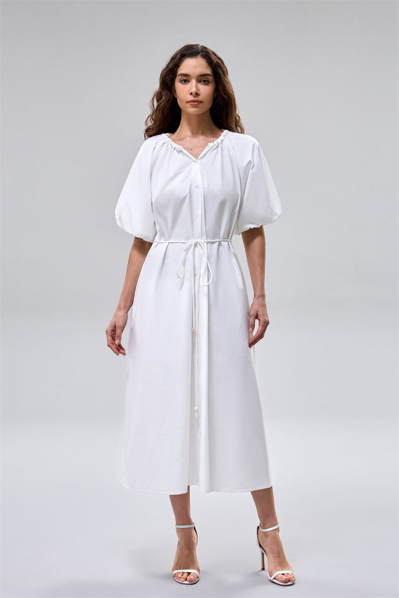 فستان ميدي بازرار امامية