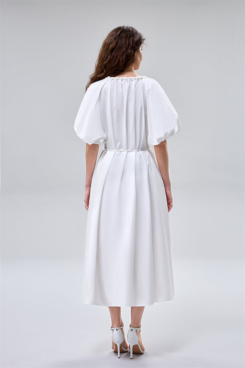 فستان ميدي بازرار امامية