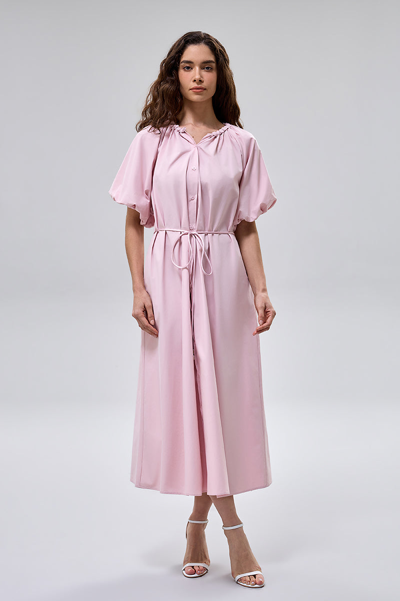 فستان ميدي بازرار امامية