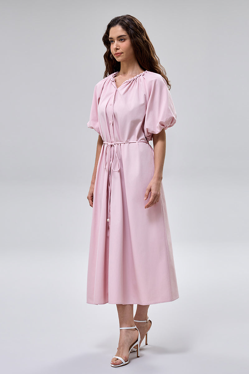 فستان ميدي بازرار امامية