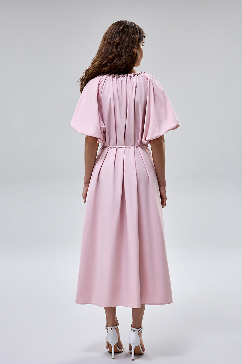 فستان ميدي بازرار امامية